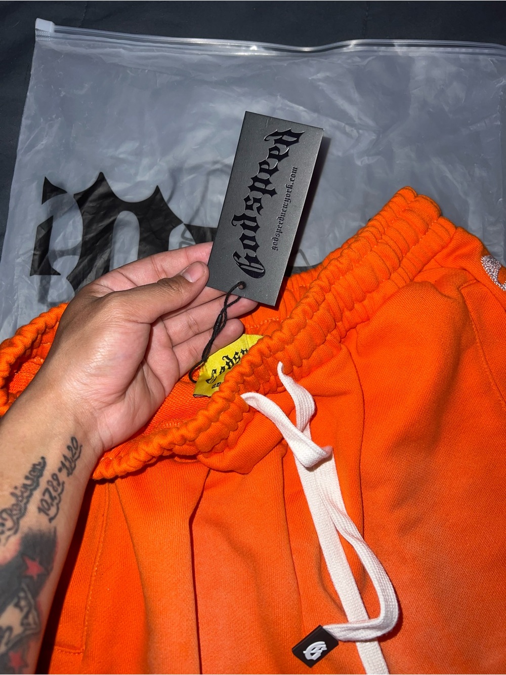 Godspeed Orange shorts